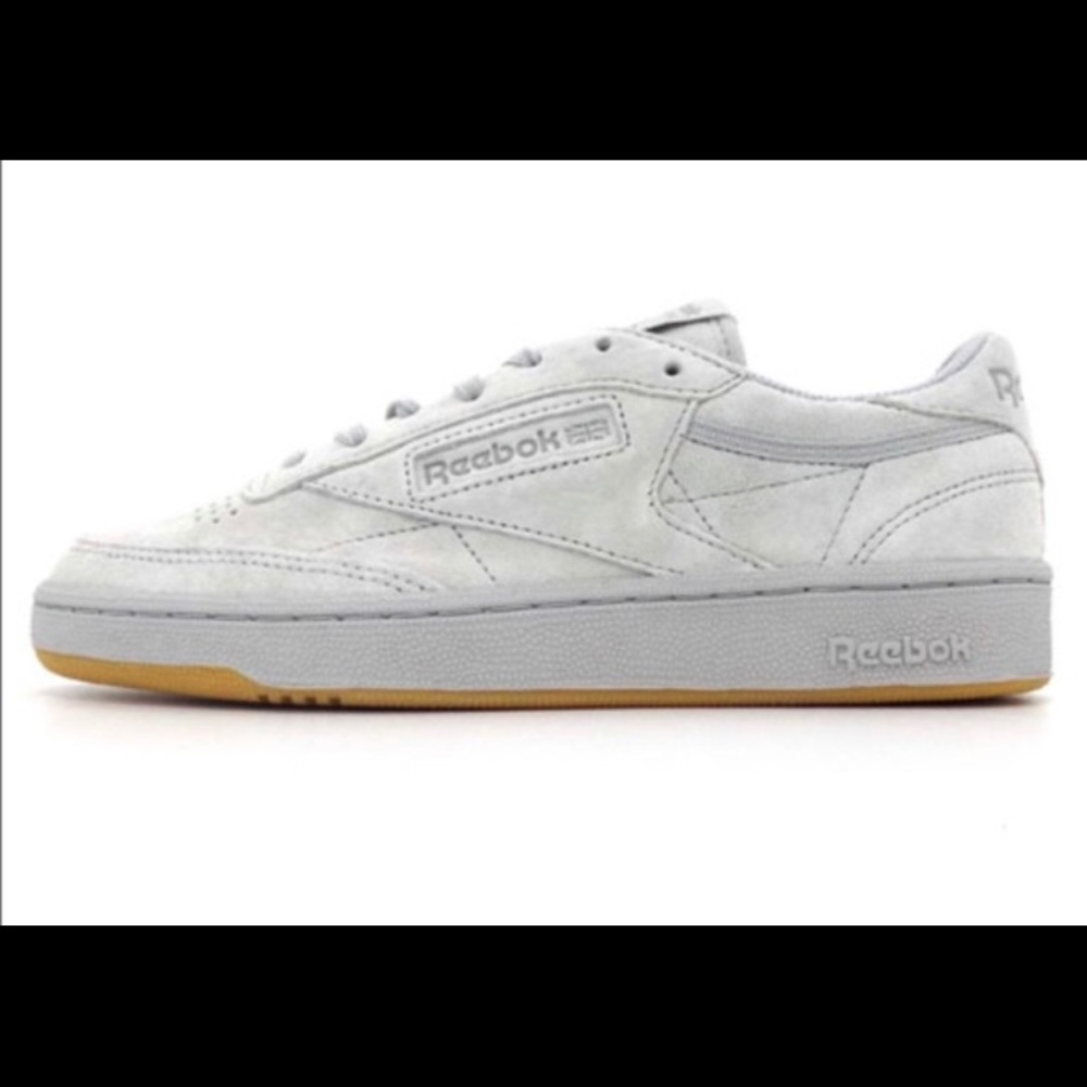 Reebok Classic Gray Club C85 Suede Sneaker